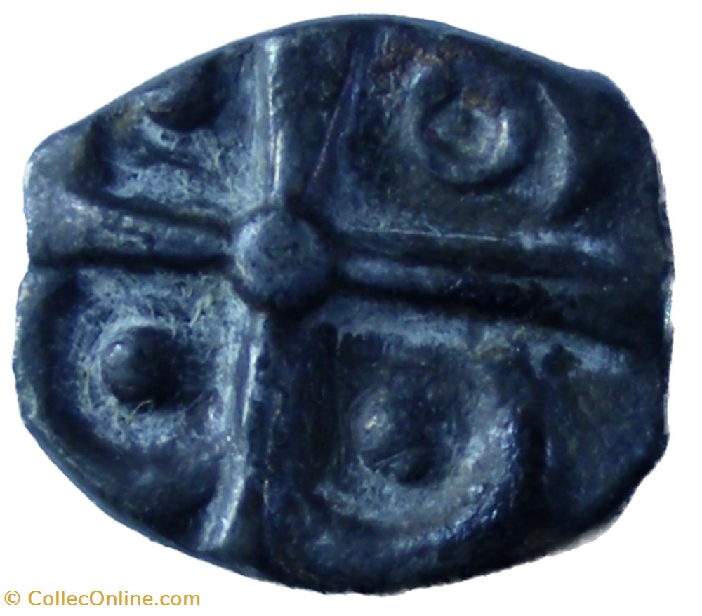 Drachme type négroïde monnaies antiques celtes drachme type negroide
