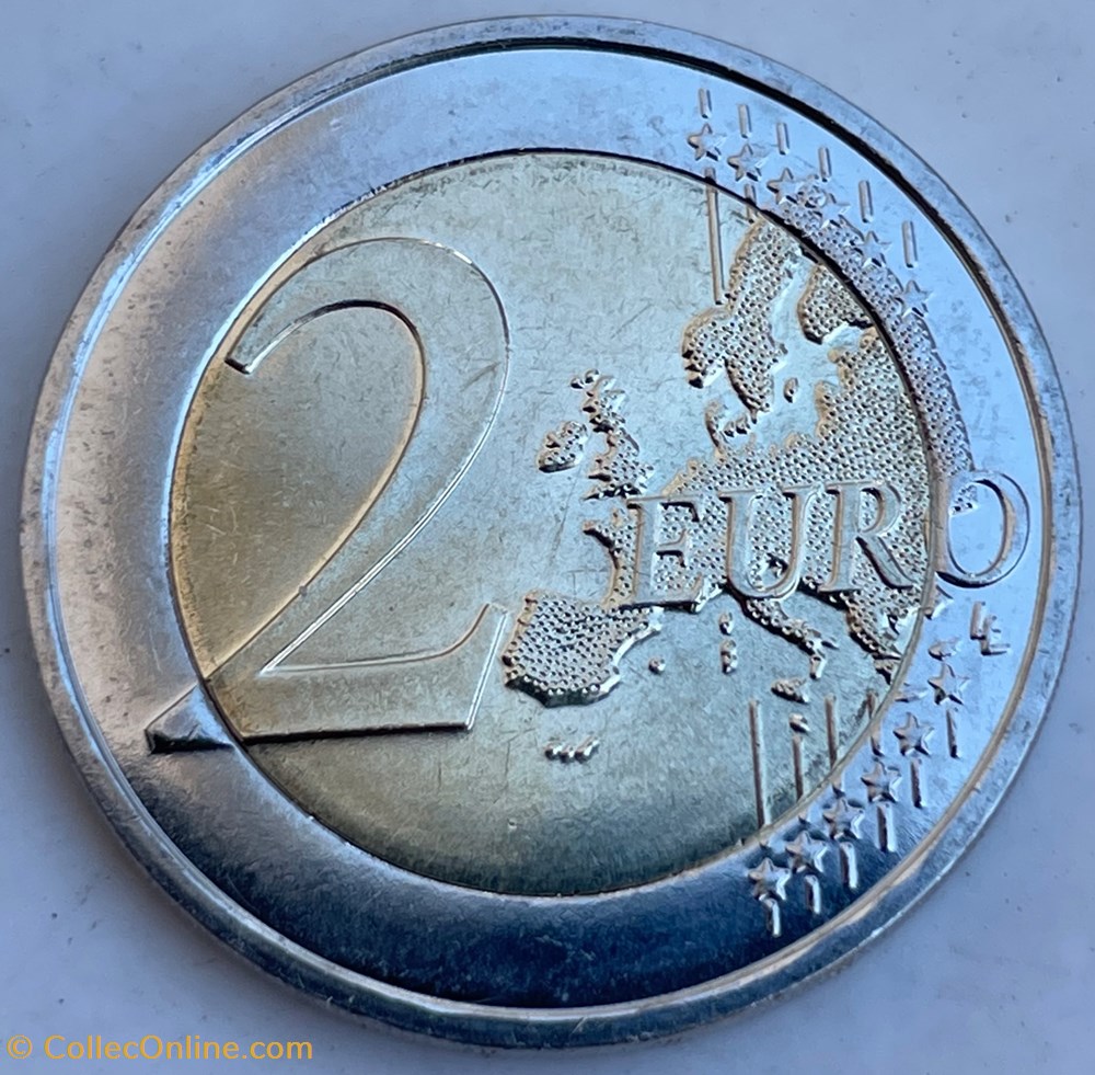 2 Euros 2019 - Coins - Euro France - Edge Reeding - Edge Lettered