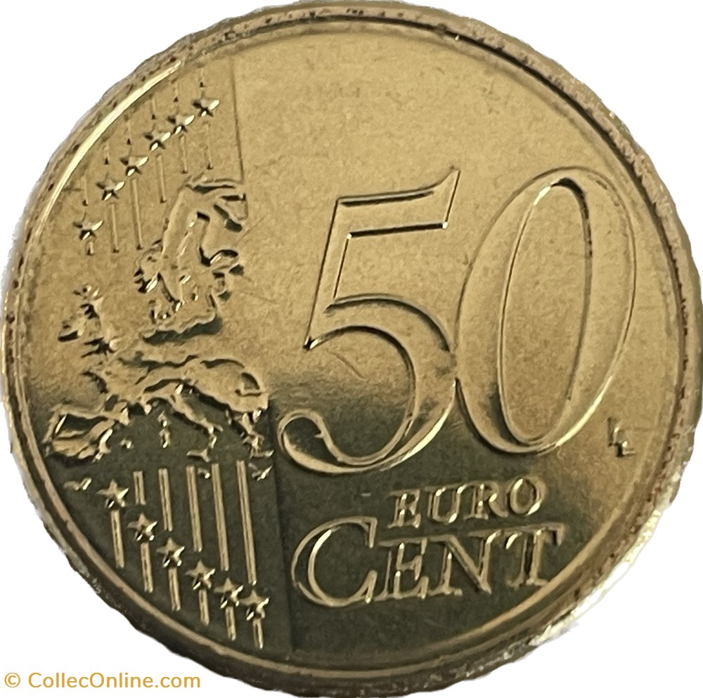 50 centimes d'euro 2021 monnaies euros a france 50 centimes euro 2021