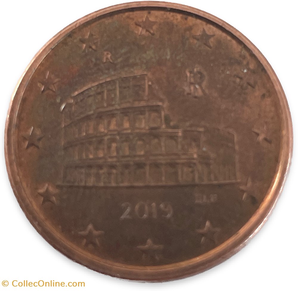monnaies euros a italie 5 cents 2019