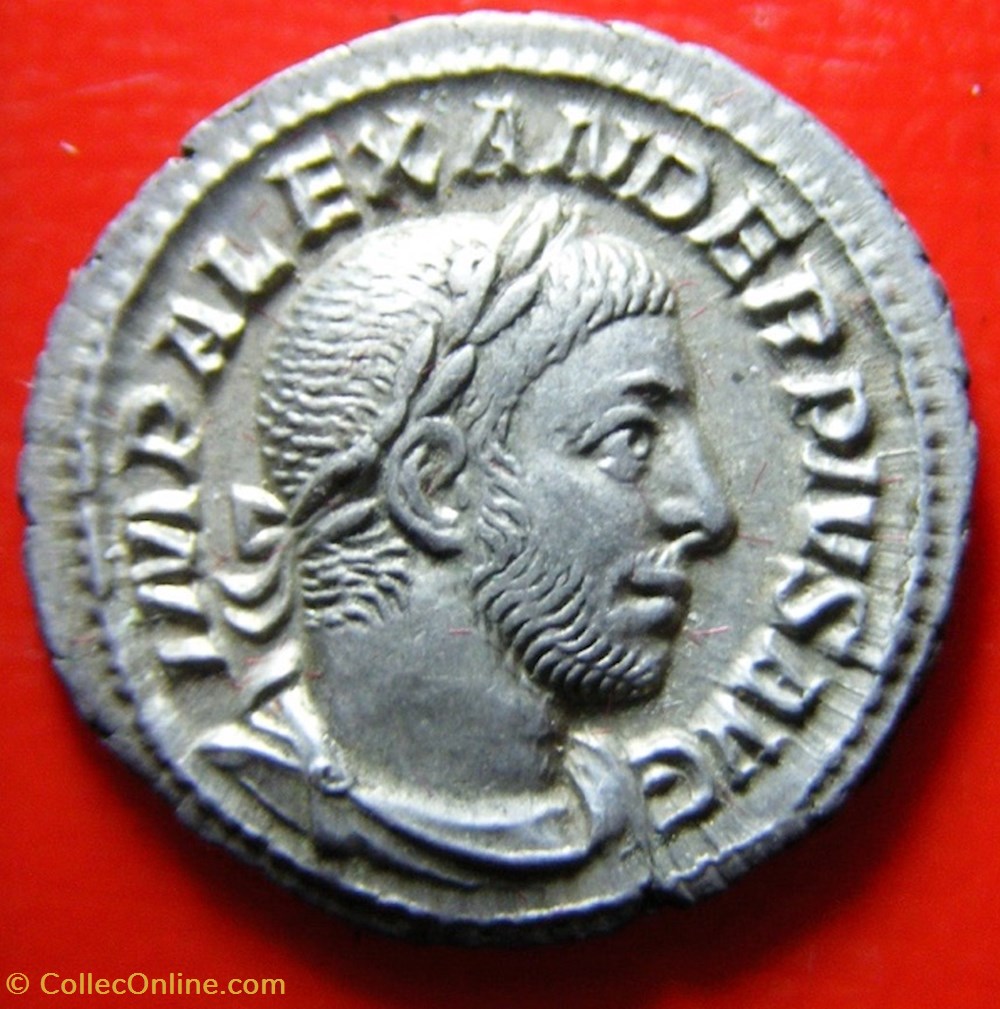 Denier - ALEXANDRE SÉVÈRE - iovi PRO-PVGNATORI monnaies antiques romaines imperiales et republicaines denier alexandre severe iovi pro pvgnatori