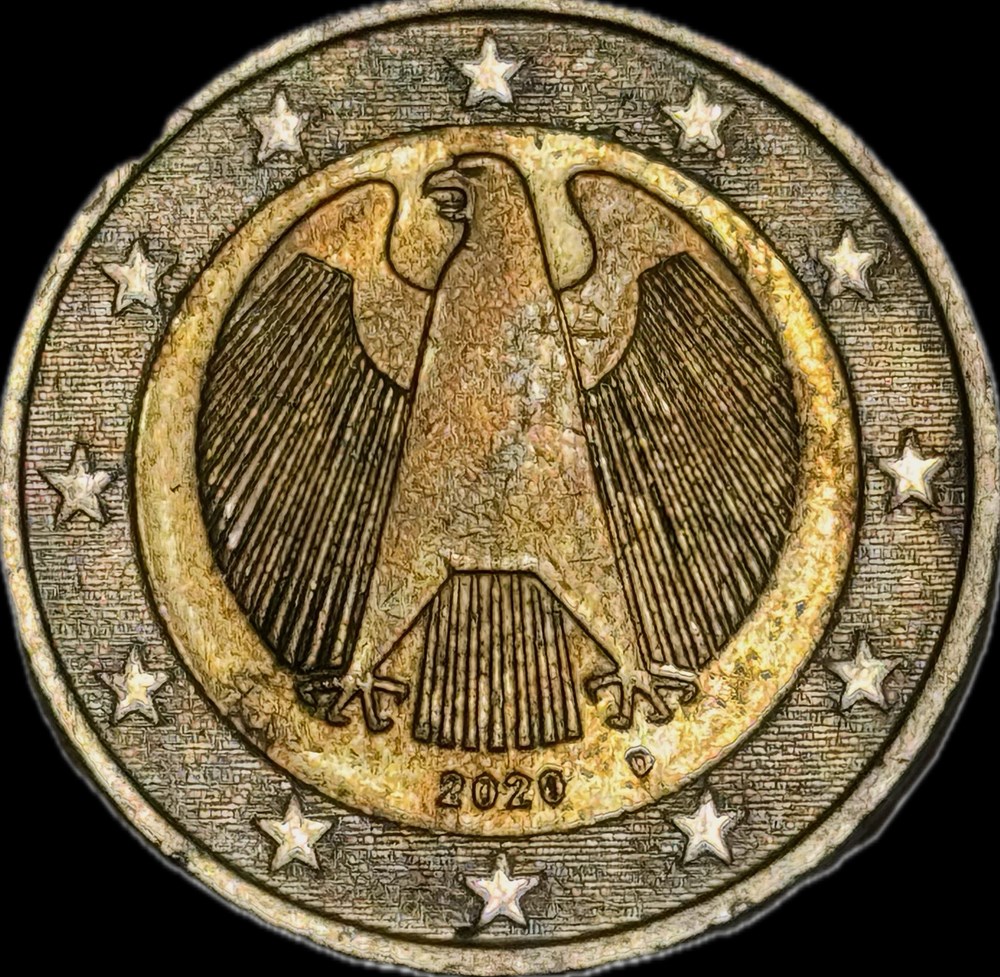 2 Euros 2020 D Munich monnaies a allemagne 2 euros 2020 d munich