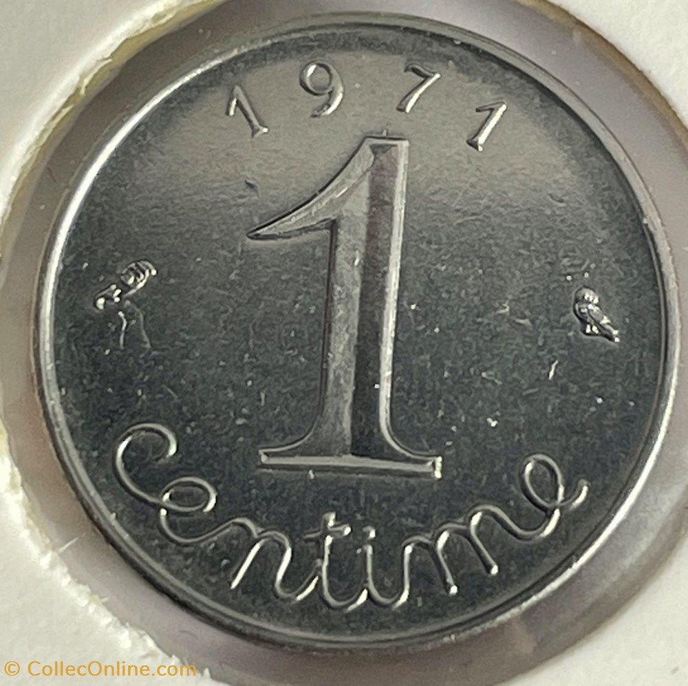 1 centime Épi 1971 monnaies monde france 1 centime epi 1971