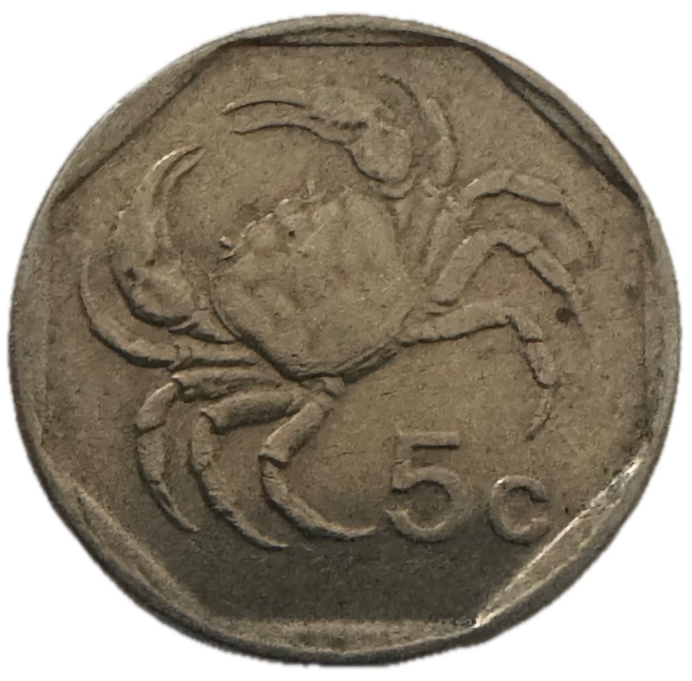 monnaies monde malte 5 cents 1998