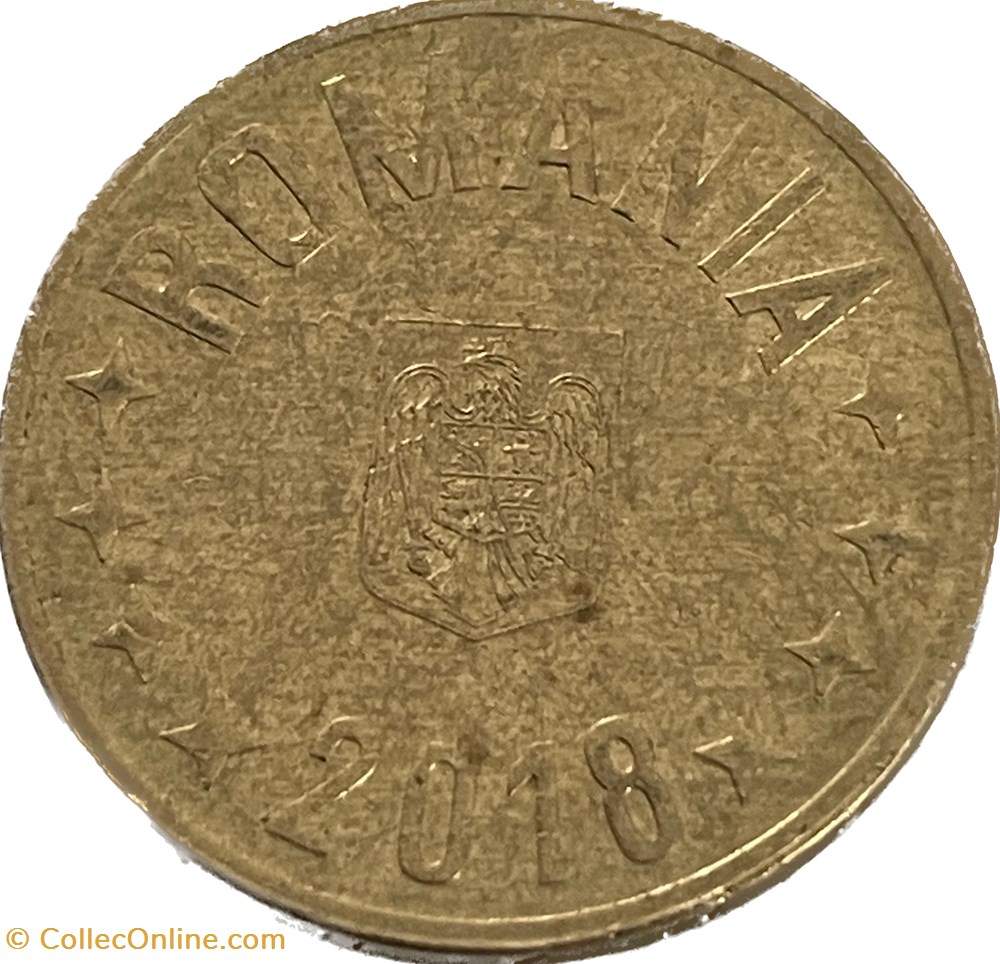 Roumanie 50 Bani Aigle avec couronne 2018 monnaies monde roumanie 50 bani aigle avec couronne 2018