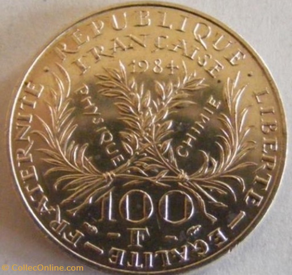 100 francs Marie Curie 1984 monnaies monde france 100 francs marie curie 1984