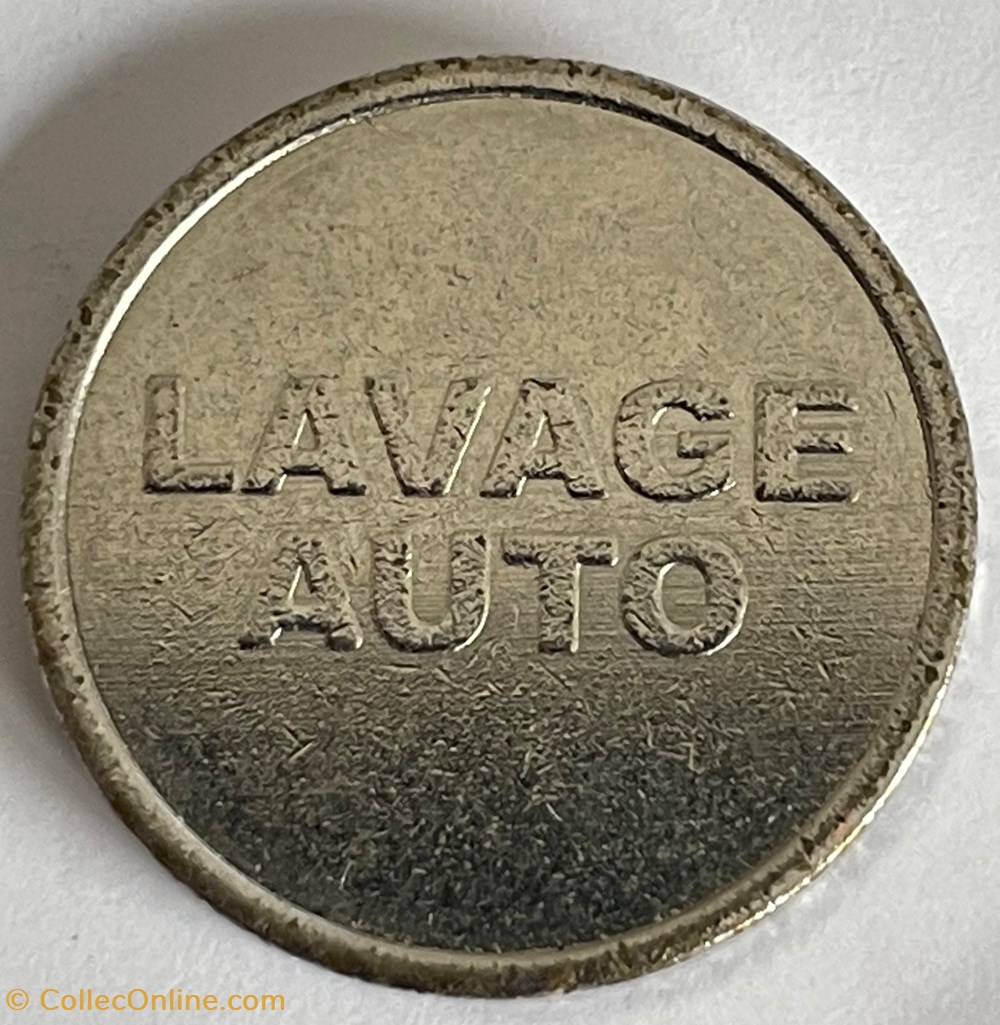 monnaies paranumismatique jetons poids jeton de lavage voiture lavage auto double face
