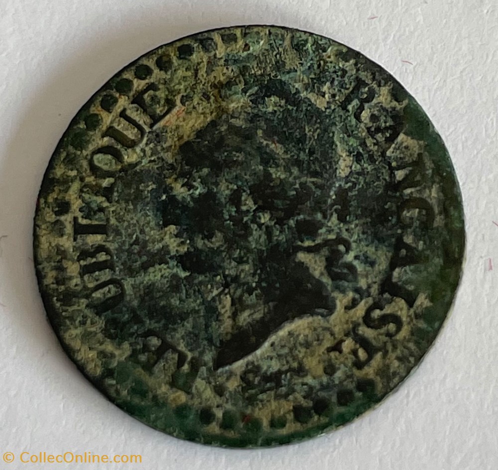 1 centime Dupré AN6 "6 Grand" monnaies monde france 1 centime dupre an6 6 grand