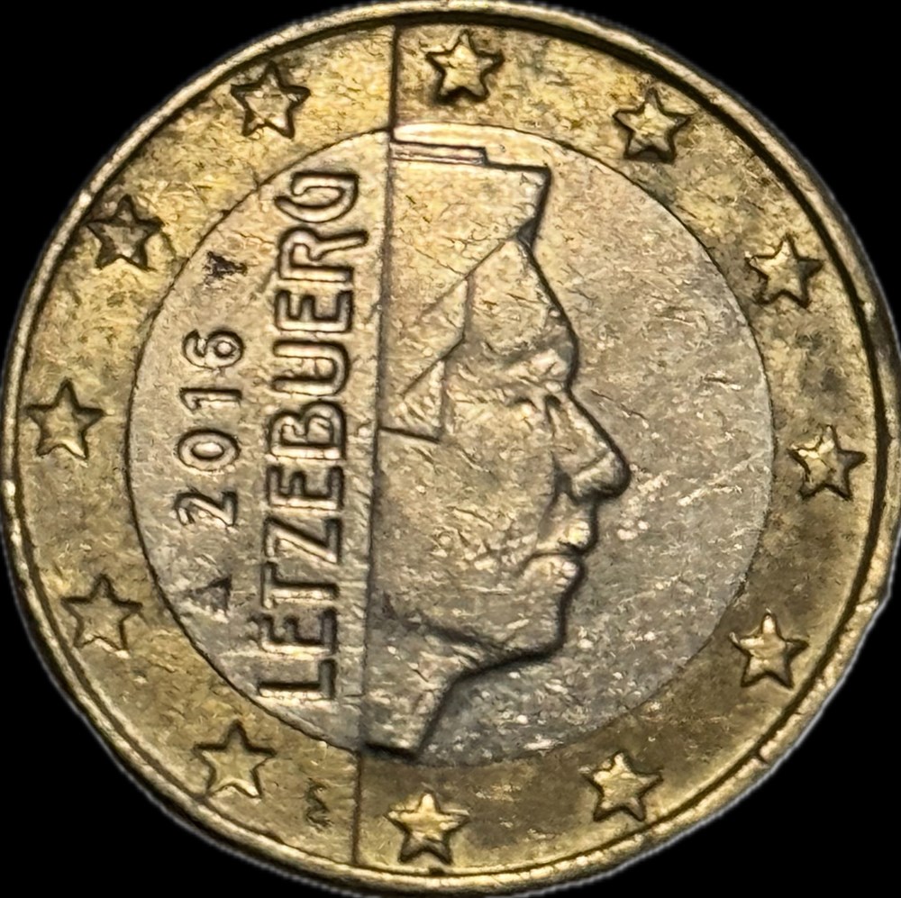 1 Euro 2016 monnaies euros a luxembourg 1 euro 2016
