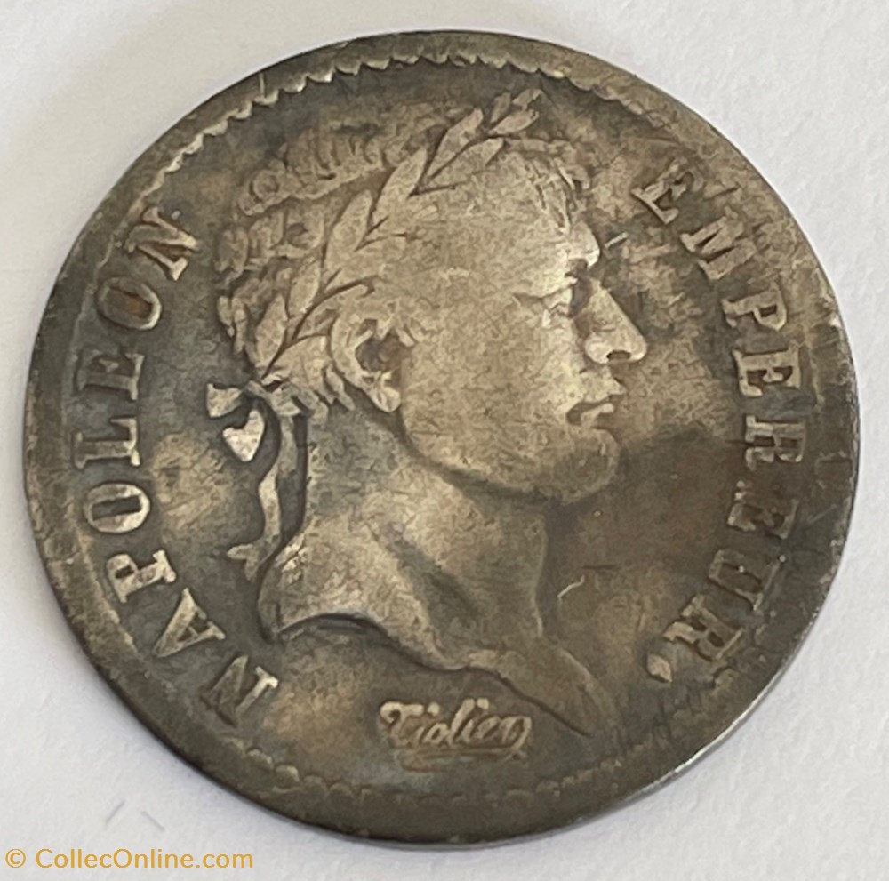 monnaies monde france demi franc napoleon ier tete lauree 1812 nantes empire francais