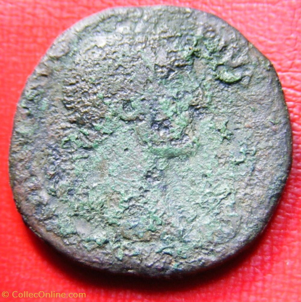 Sesterce - HADRIEN - PONT MAX monnaies antiques romaines imperiales et republicaines sesterce hadrien pont max