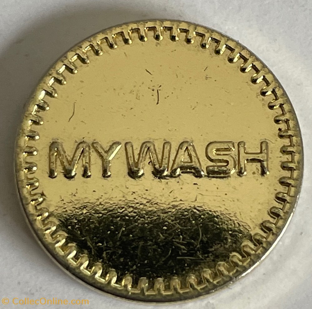 Jeton de Lavage voiture MYWASH monnaies paranumismatique jetons poids jeton de lavage voiture mywash
