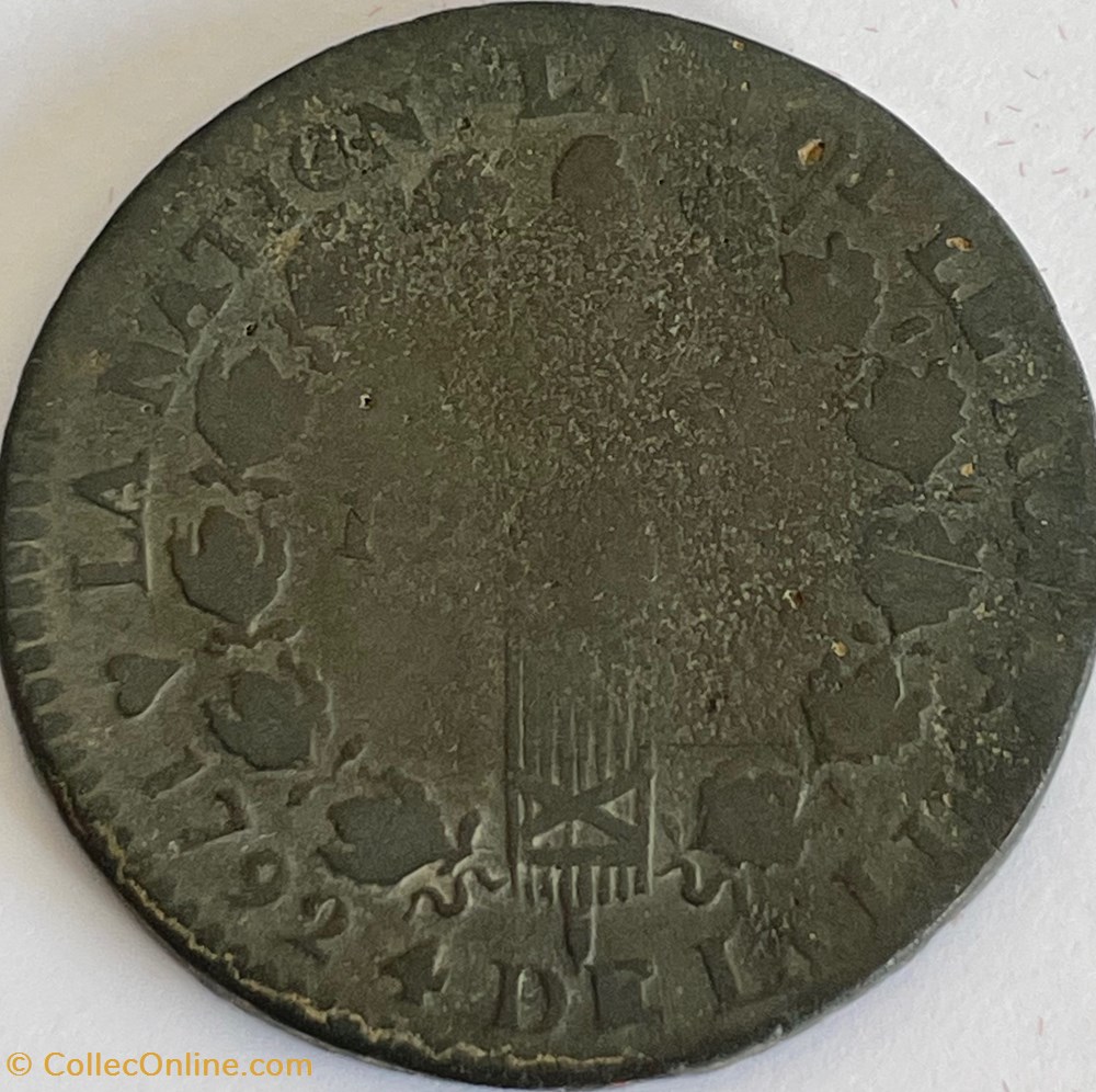 12 deniers dit "au faisceau", type FRANÇAIS 1792 Strasbourg monnaies monde france 12 deniers dit au faisceau type francais 1792 strasbourg