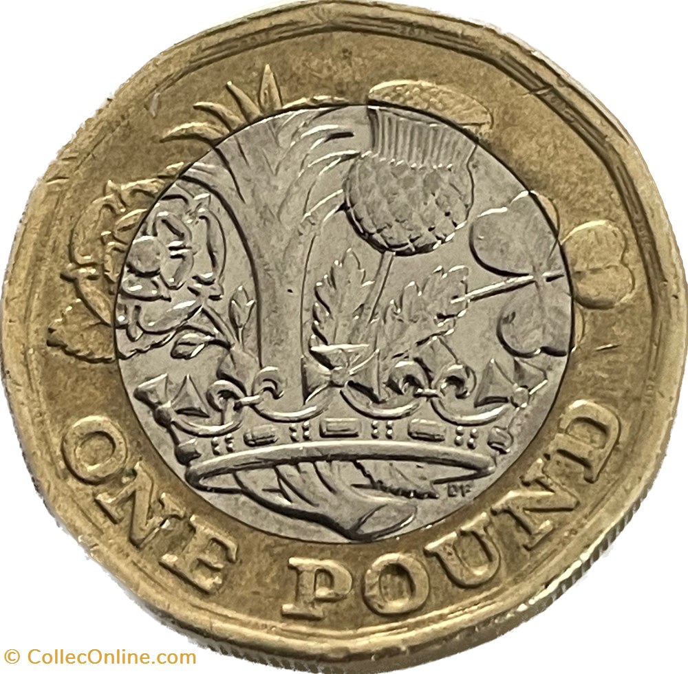 1 pound Elizabeth II 5e effigie 2017 monnaies monde royaume uni 1 pound elizabeth ii 5e effigie 2017