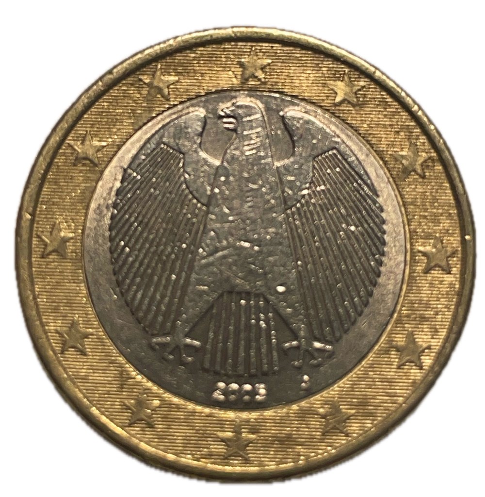 monnaies euros allemagne 1 euro 2005 j hambourg
