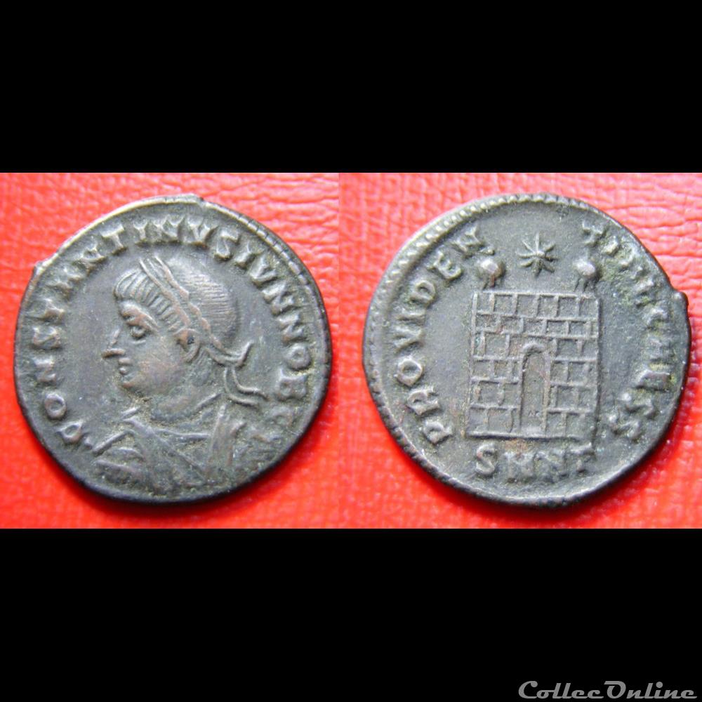monnaie antique romaine nummus constantin ii