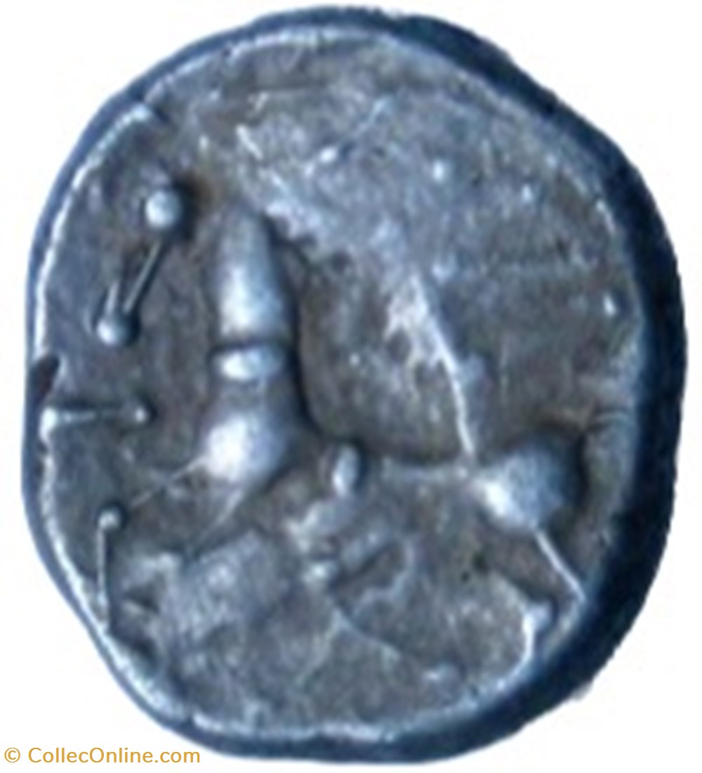 Quinaire KALETEDOY monnaies antiques celtes quinaire kaletedoy