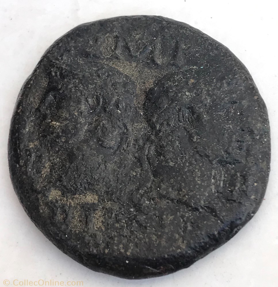 Dupondius - NÎMES - AUGUSTE et AGRIPPA - COL - NEM monnaie antique av jc ap romaine dupondius nimes auguste et agrippa col nem