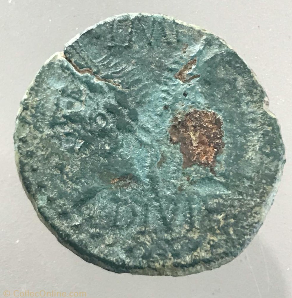 Dupondius - NÎMES - AUGUSTE et AGRIPPA - COL - NEM monnaie antique av jc ap romaine dupondius nimes auguste et agrippa col nem