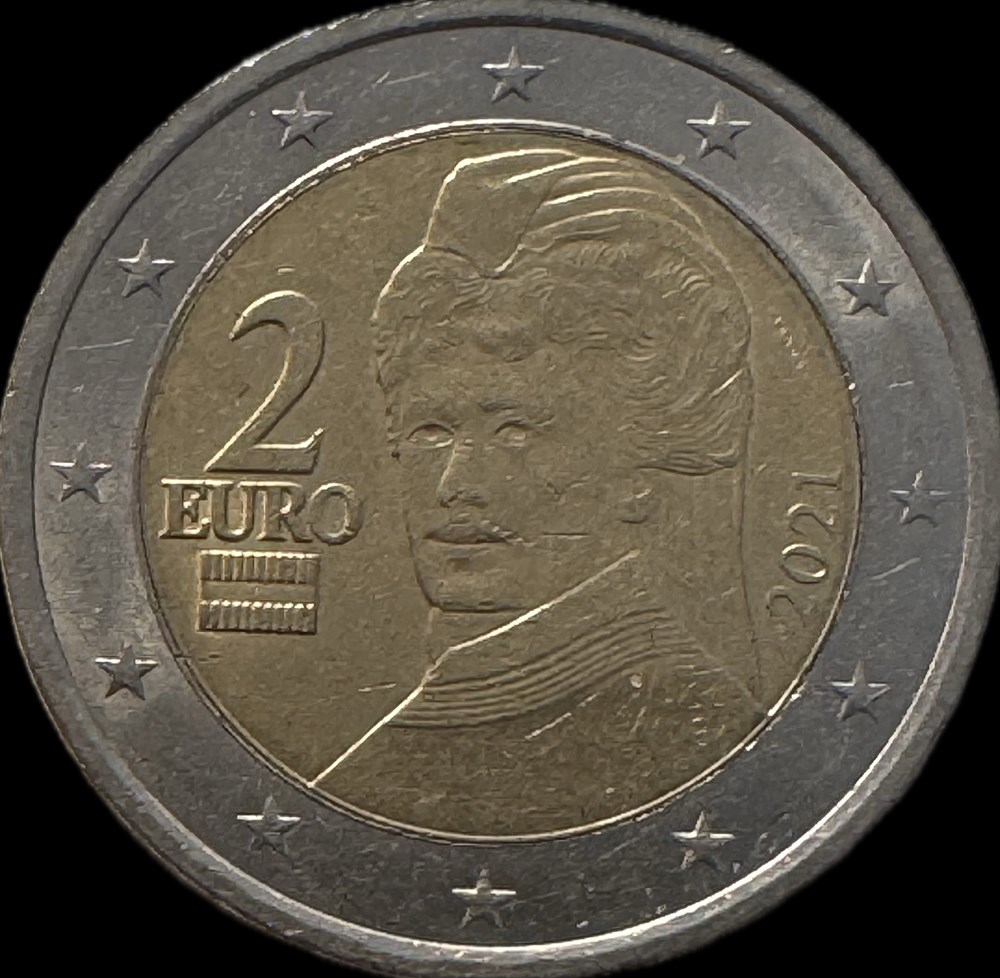 2 Euros 2021 monnaies a autriche 2 euros 2021