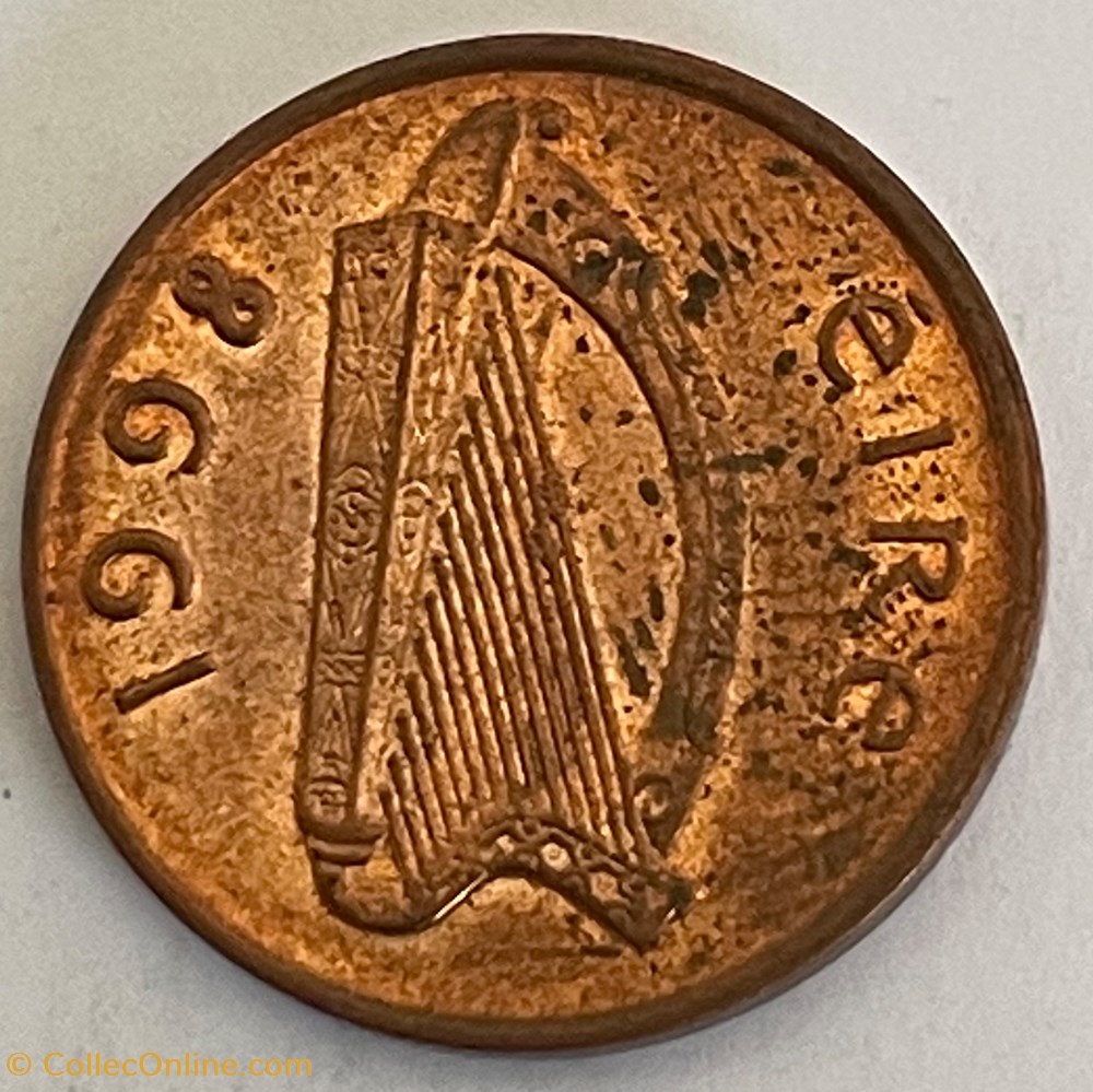 monnaies monde irlande 1 penny magnetique 1998