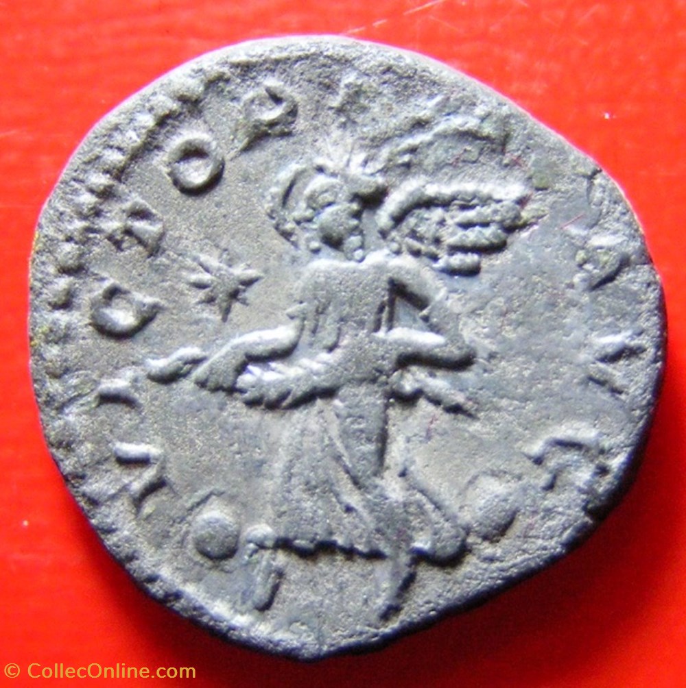 denier ELAGABALE - VICTORIA monnaies antiques romaines imperiales et republicaines denier elagabale victoria
