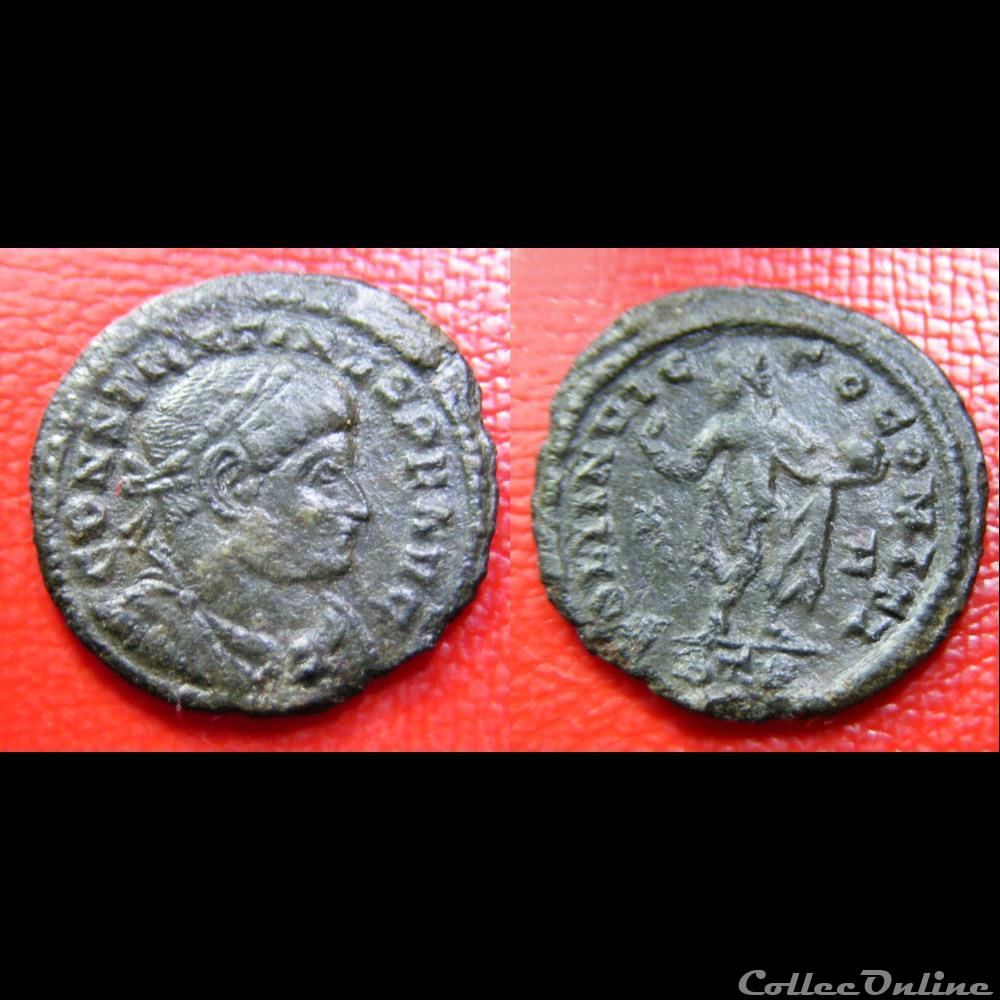 nummus - CONSTANTIN Ier LE GRAND - SOLI INVICTO COMITI monnaie antique romaine nummus constantin ier le grand soli invicto comiti