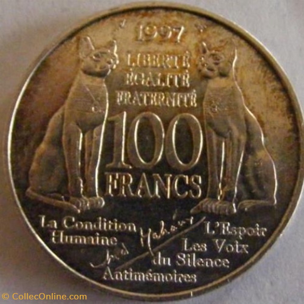 100 francs Malraux 1997 monnaies monde france 100 francs malraux 1997