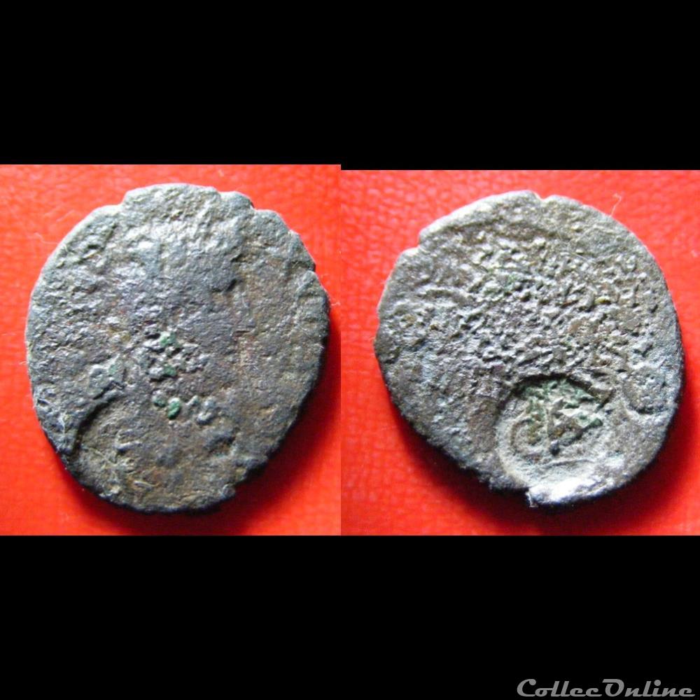 As - AUGUSTE - contremarque CA Caligula monnaie antique av jc ap romaine as auguste contremarque ca caligula