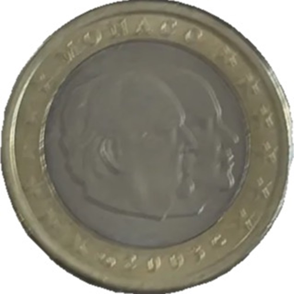 1 Euro 2003 monnaies euros a monaco 1 euro 2003