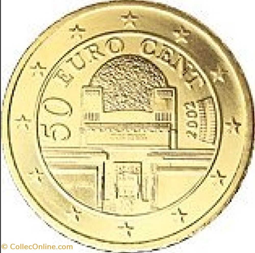 monnaies euros a autriche 50 cents 2009
