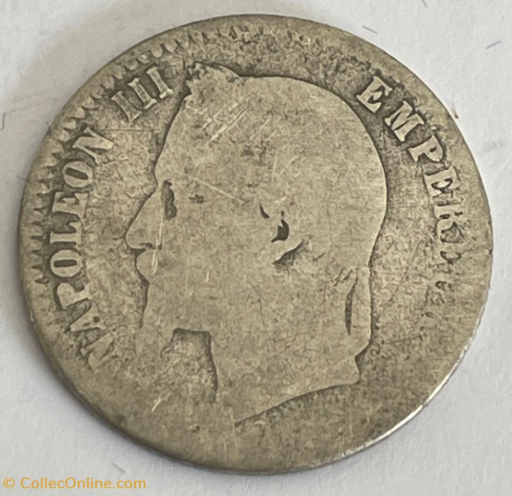 monnaies monde france 50 centimes napoleon iii tete lauree 1866 bordeaux