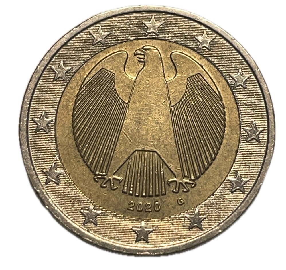 2 Euros 2020 G Karlsruhe monnaies allemagne 2 euros 2020 g karlsruhe