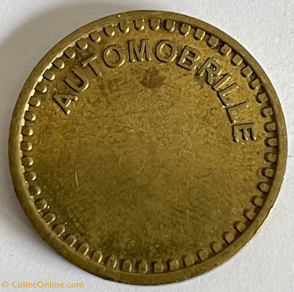 Jeton de Lavage voiture Automobrille monnaies paranumismatique jetons poids jeton de lavage voiture automobrille