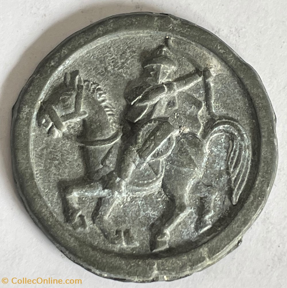 Jeton PIF- Archer à cheval monnaies paranumismatique jetons poids jeton pif archer a cheval