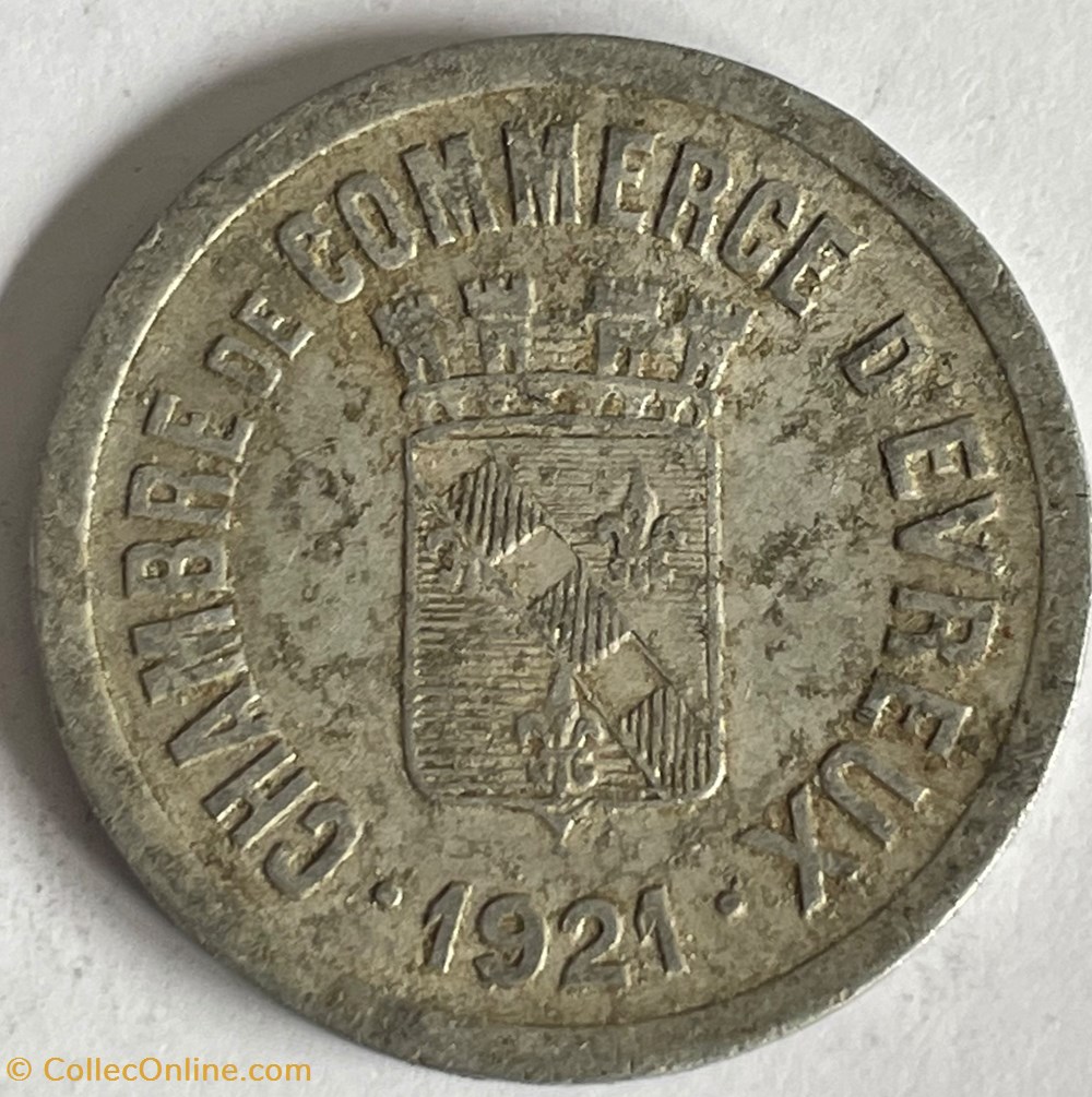 monnaies monde france 25 centimes chambre de commerce evreux