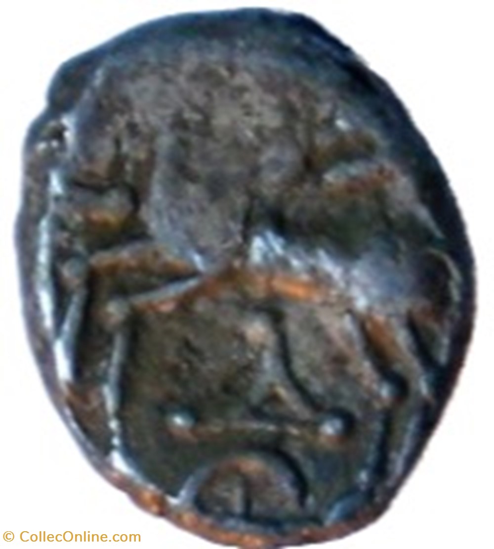 Quinaire KALETEDOY un delta monnaies antiques celtes quinaire kaletedoy un delta