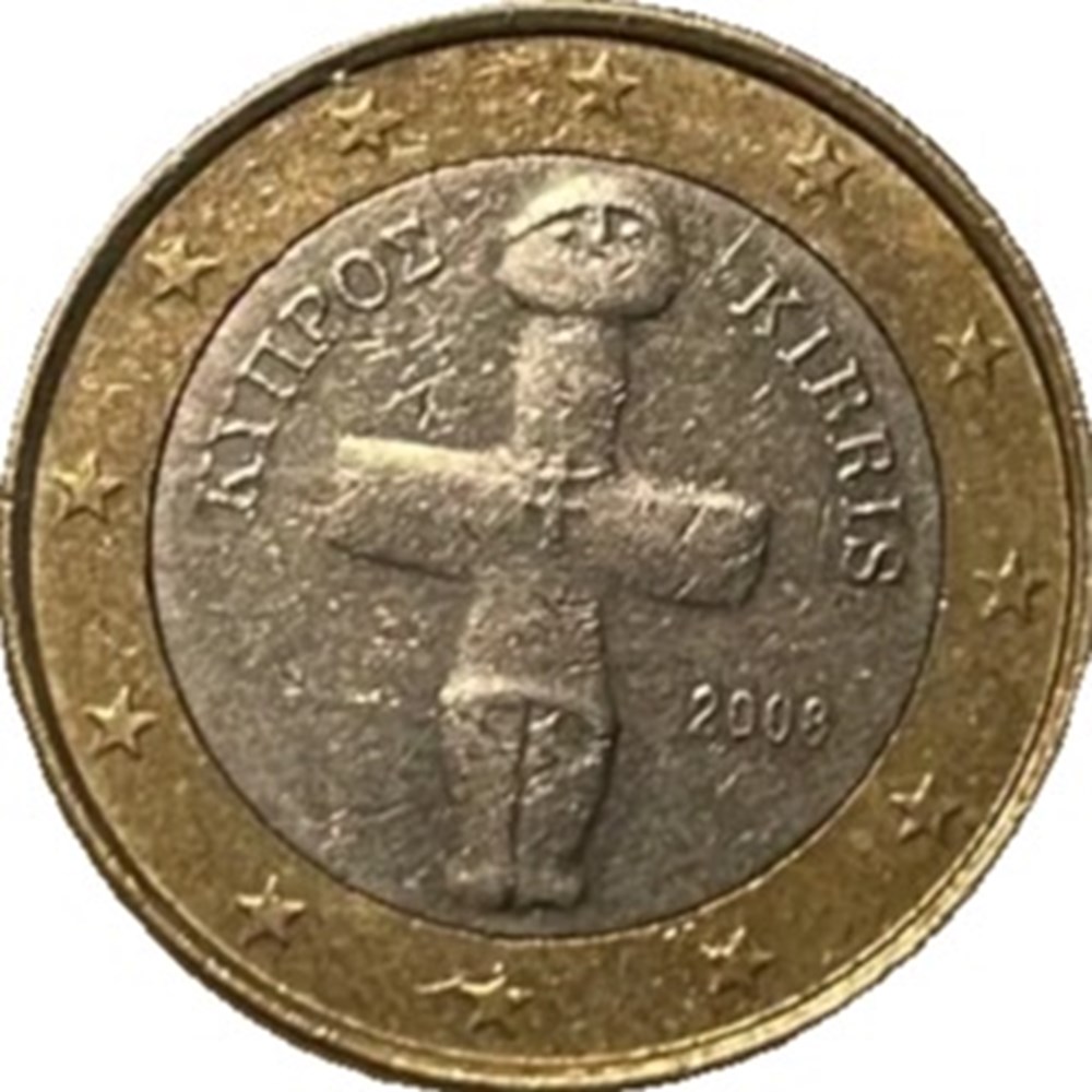 1 Euro 2008 monnaies euros a chypre 1 euro 2008