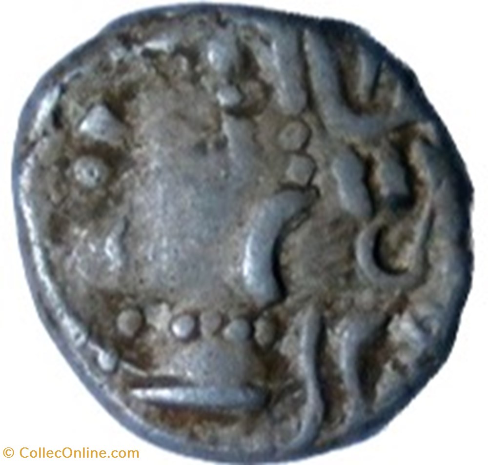 monnaies antiques celtes quinaire kaletedoy a la demi rouelle