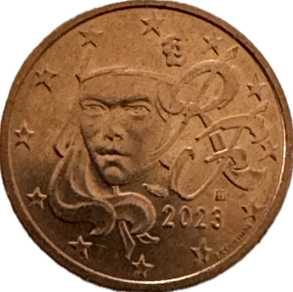 2 centimes euro 2023 monnaies euros a france 2 centimes euro 2023