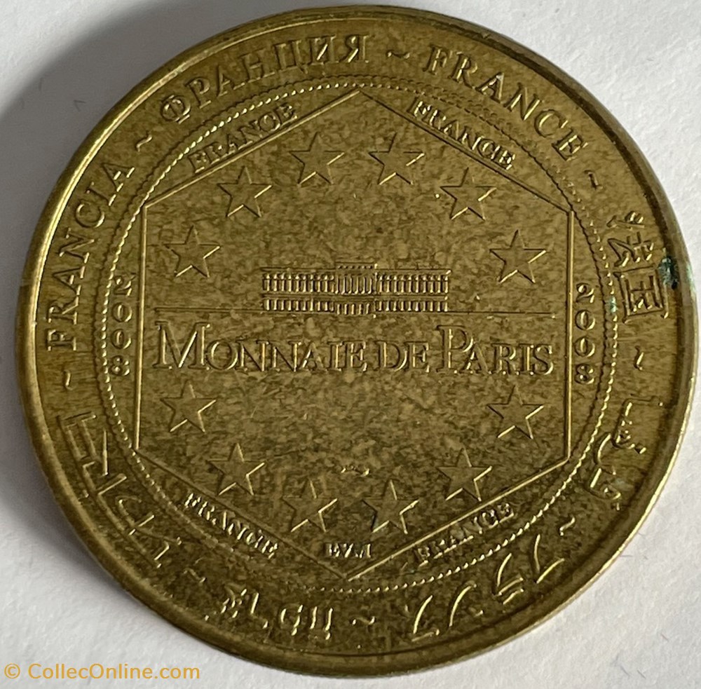 monnaies paranumismatique jetons poids jeton touristique monnaie de paris disneyland resort paris 15 magical years 1992 2007