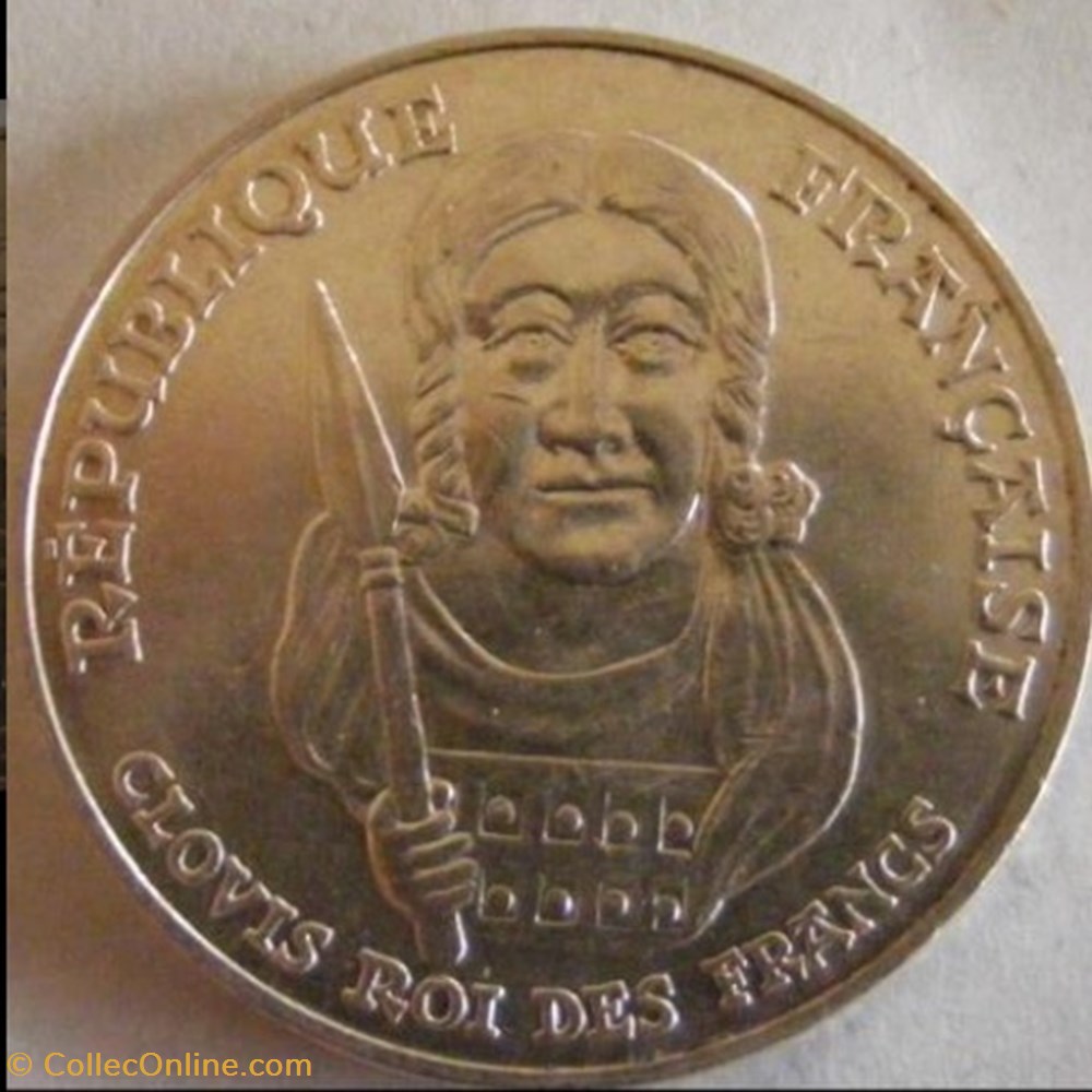100 francs Clovis 1996 monnaies monde france 100 francs clovis 1996
