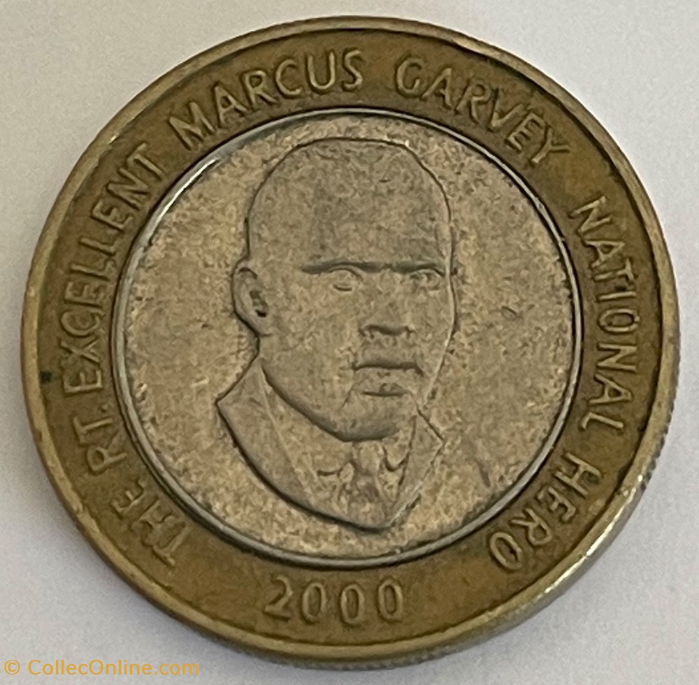 Jamaïque-20 dollars - Marcus Garvey 2000 monnaies monde jamaique 20 dollars marcus garvey 2000