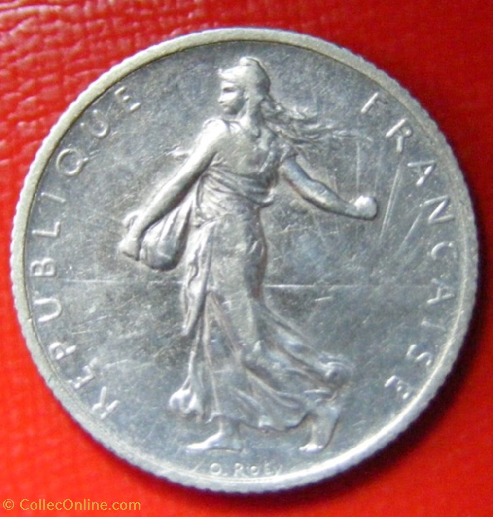 monnaies monde france 1 francs semeuse 1911
