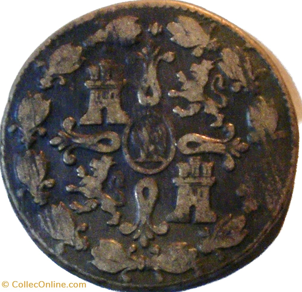 Espagne - 8 maravedis Joseph I Bonaparte monnaies monde espagne 8 maravedis joseph i bonaparte