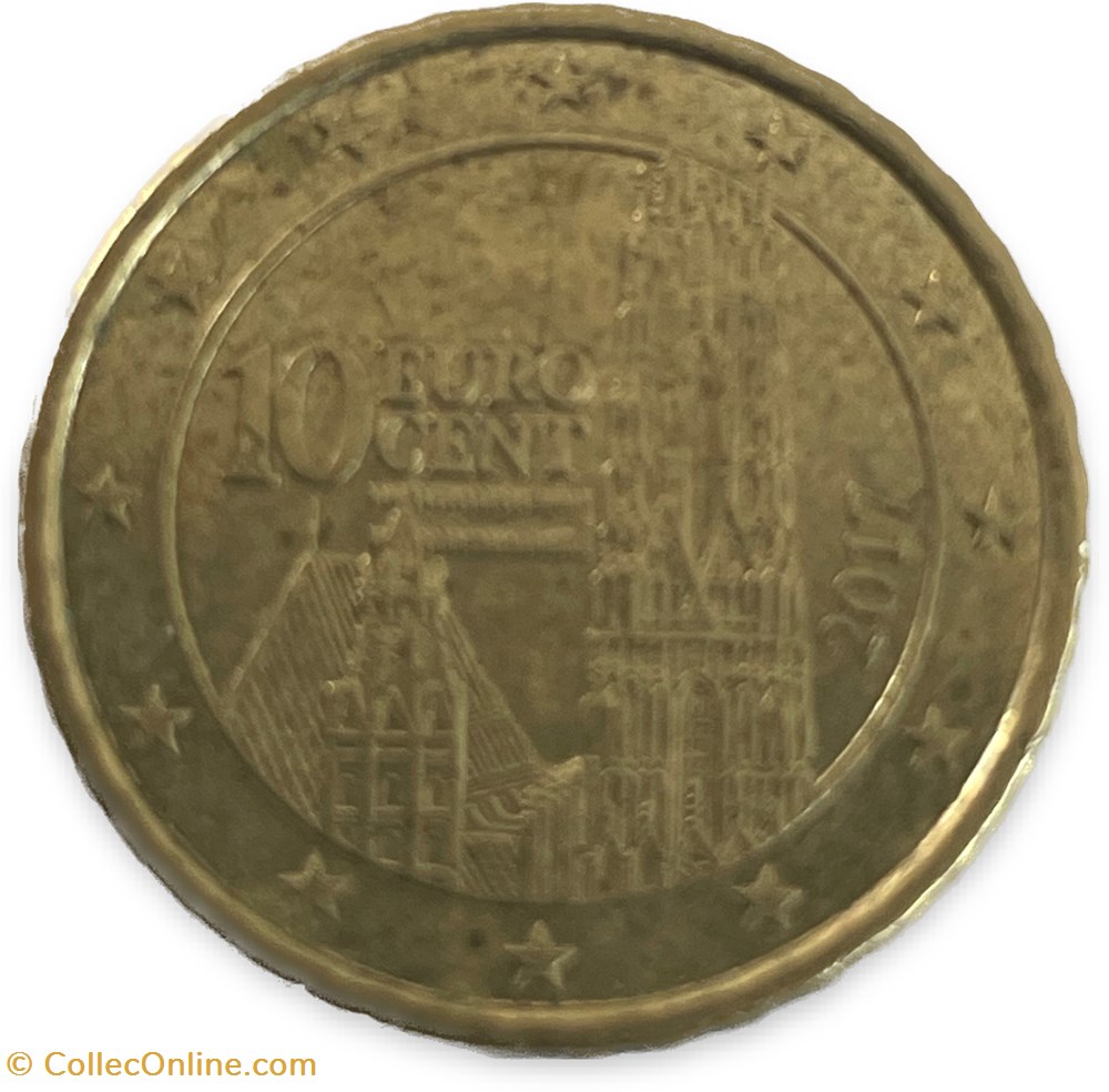 10 cents 2017 monnaies euros a autriche 10 cents 2017
