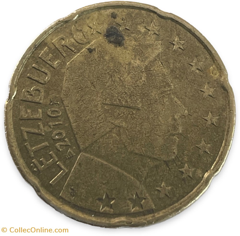 monnaies euros a luxembourg 20 cents euro 2010