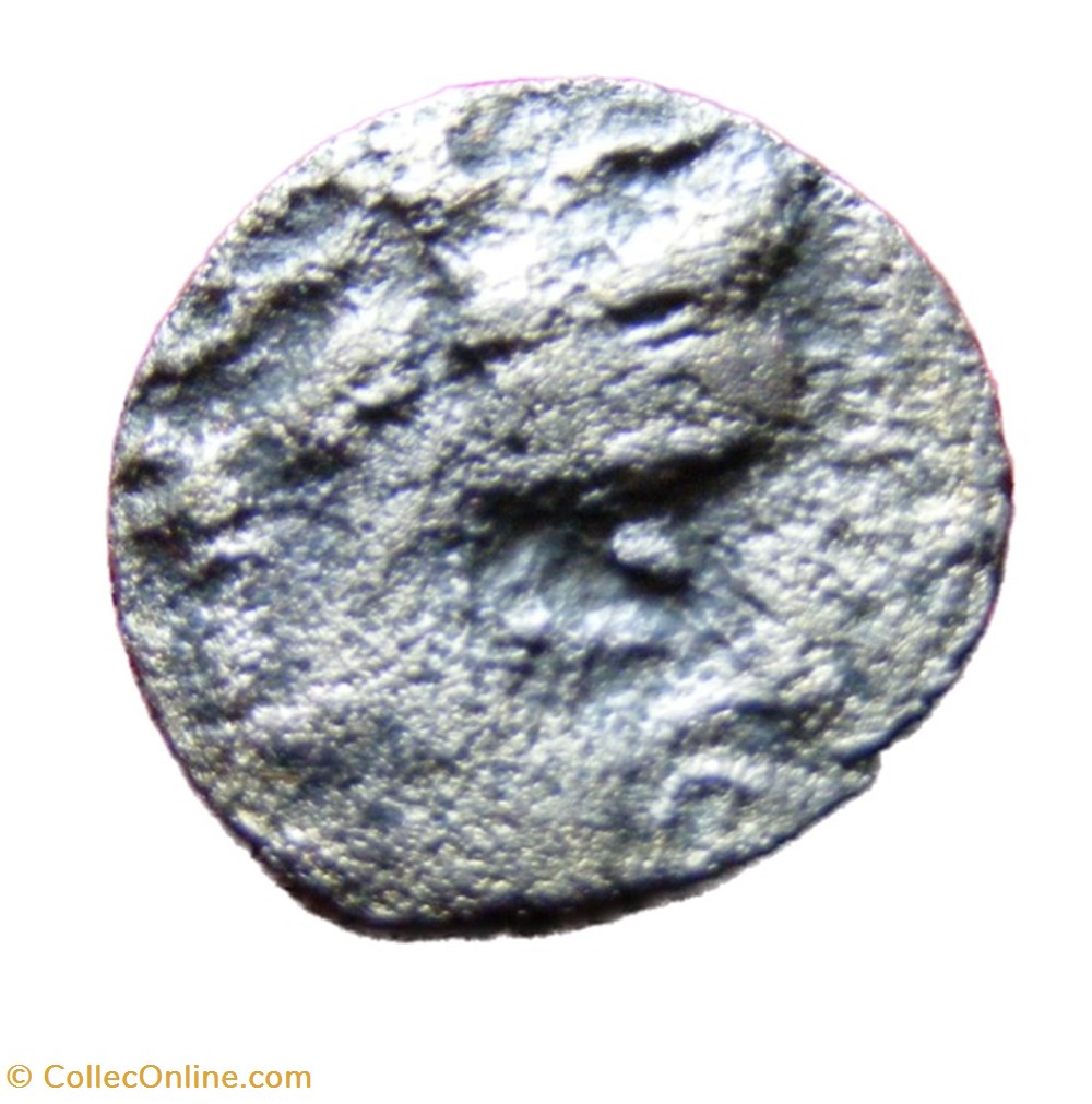 Drachme au cervidé tête à droite monnaies antiques celtes drachme au cervide tete a droite