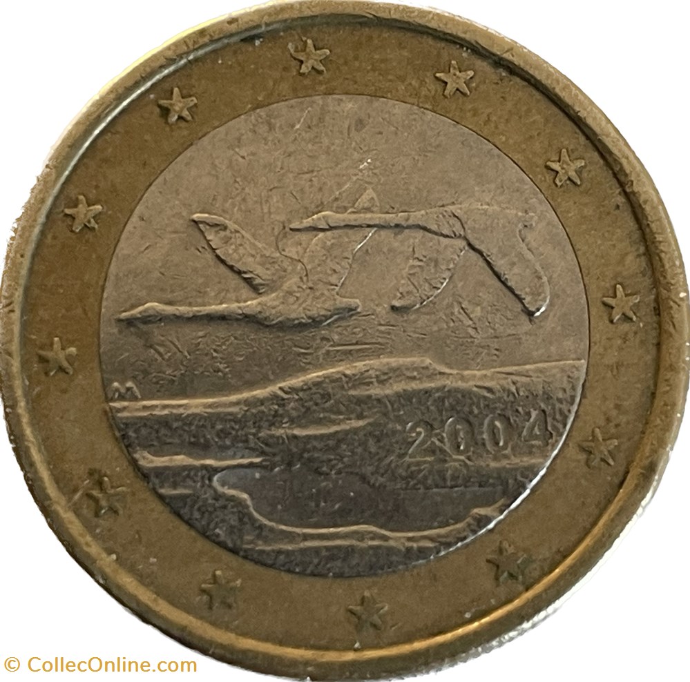 1 Euro 2004 monnaies euros a finlande 1 euro 2004