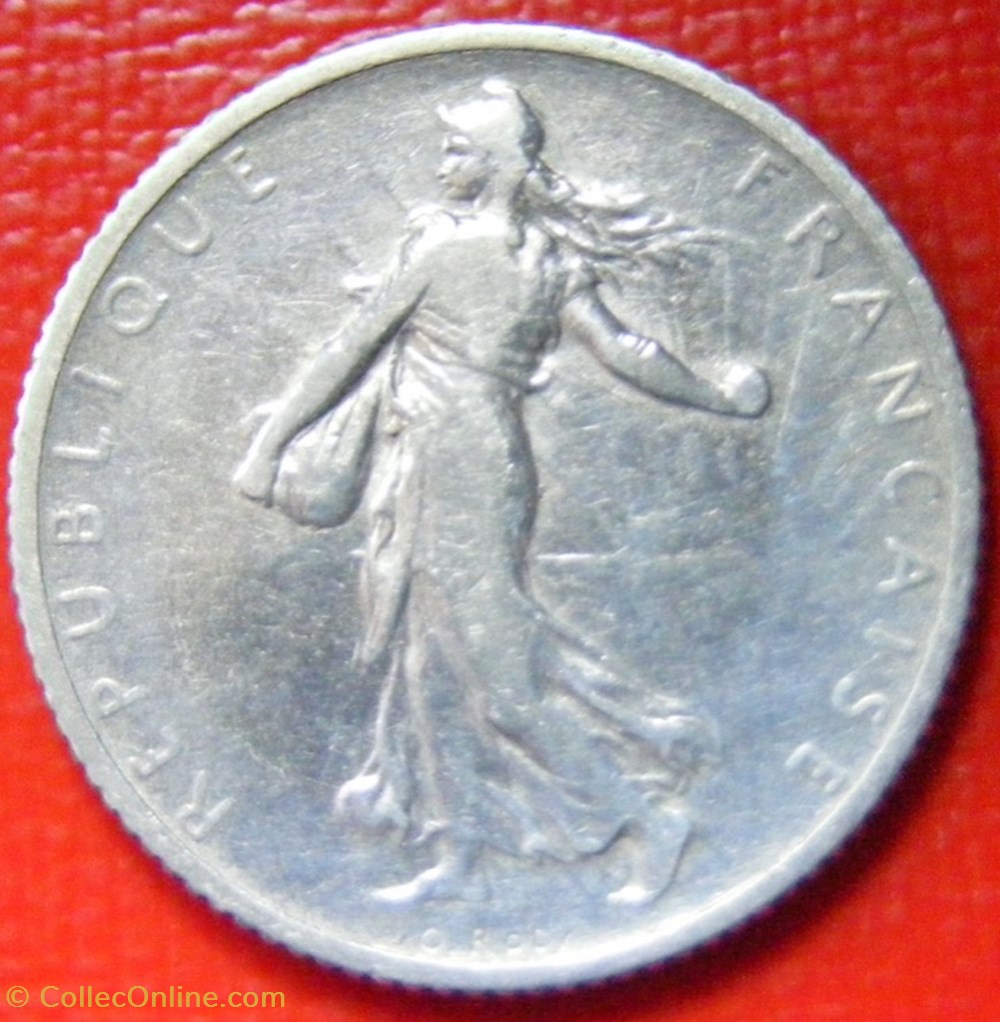 monnaies monde france 1 francs semeuse 1906